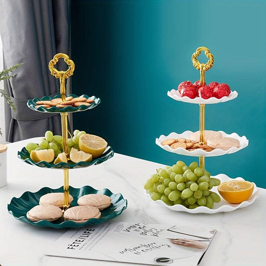 3-stöckiger Cupcake-Ständer für Teepartys, Hochzeiten und alle festlichen Anlässe