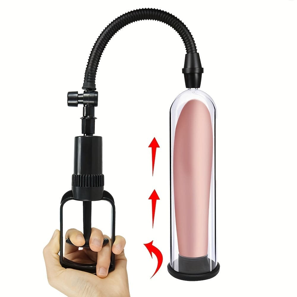 "Männliche Penis-Pumpe für penisvergrößernde Masturbation, Vakuum-Technologie - Erwachsenenspielzeug"