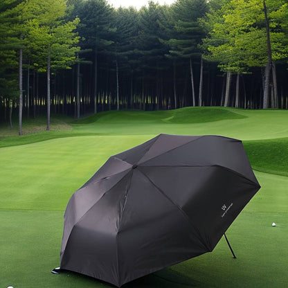 Schwarzer Regenschirm für freie Hände - manuell oder automatisch!