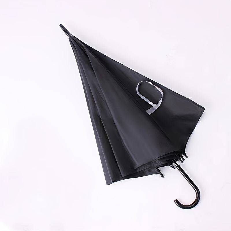 Transparenter Automatik Regenschirm mit langem Griff - 2er Set