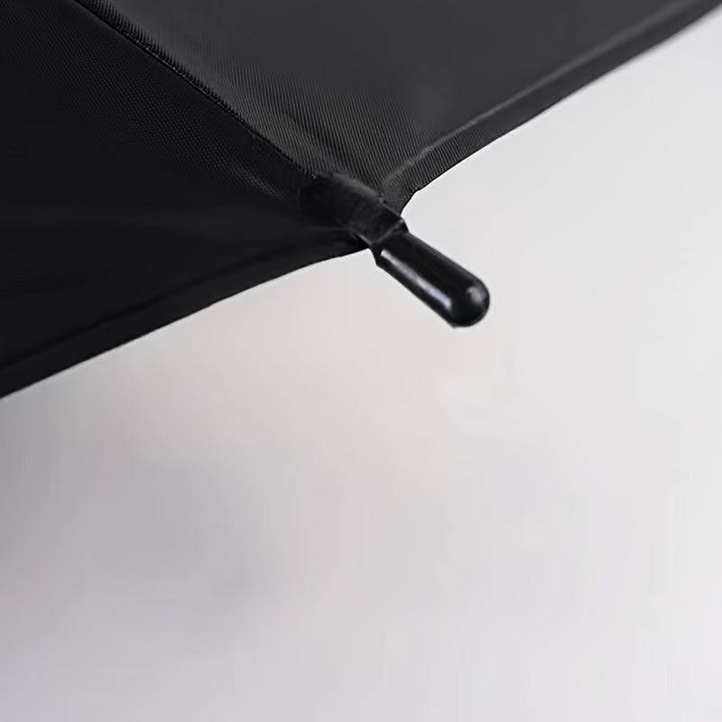 Transparenter Automatik Regenschirm mit langem Griff - 2er Set