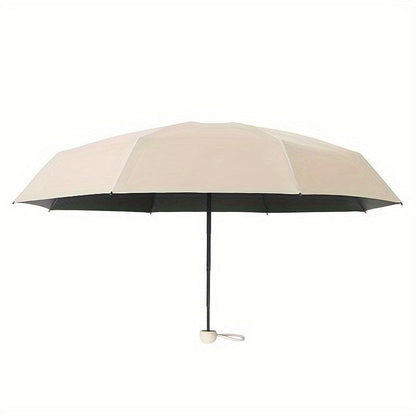Fünffach Erwachsenen Regenschirm, Vinyl Sonnenschirm, Sonniger Und Regnerischer Regenschirm, Kleiner Und Praktischer Mini-Kapsel-Regenschirm, Taschenschirm.

Kompakter 5-fach Regenschirm - Sonnenschutz und Schutz vor Regen