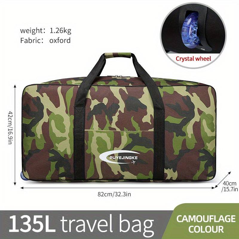 Leichte Großraum-Gepäcktasche mit Rädern - Der ultimative Reisebegleiter!