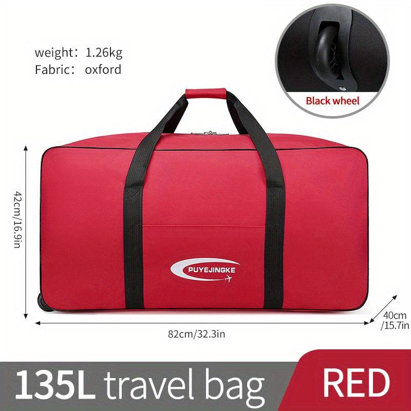 Leichte Großraum-Gepäcktasche mit Rädern - Der ultimative Reisebegleiter!