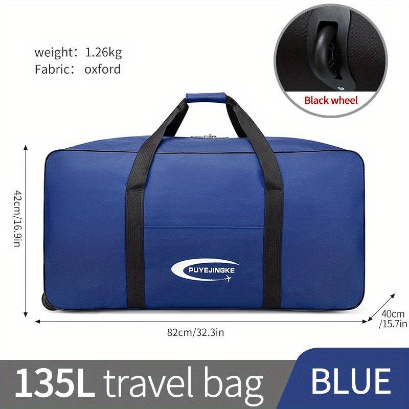 Leichte Großraum-Gepäcktasche mit Rädern - Der ultimative Reisebegleiter!