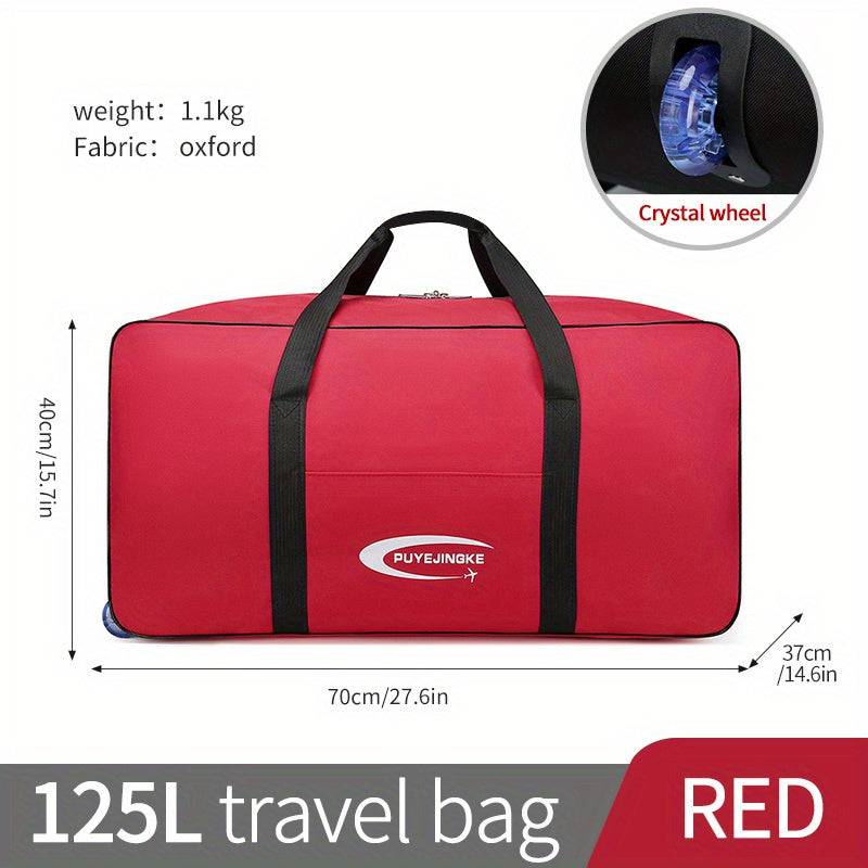 Leichte Großraum-Gepäcktasche mit Rädern - Der ultimative Reisebegleiter!