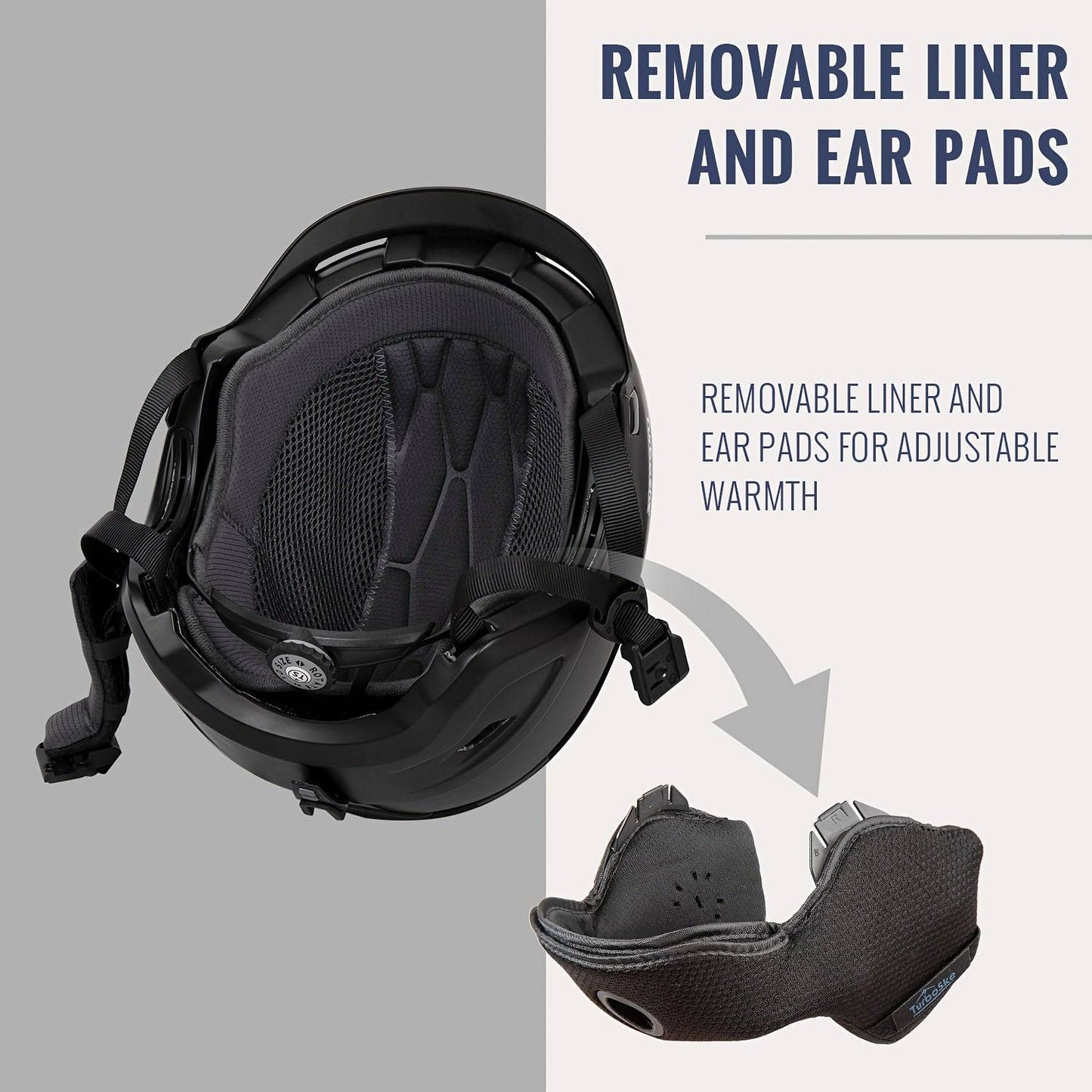TurboSke Skihelm, Snowboardhelm - Aktive Belüftung, Audio-kompatibel, Schneesport-Luxushelm (mattschwarz)
Neuer Titel: TurboSke Skihelm - Belüftung, Audio, Luxus (mattschwarz)