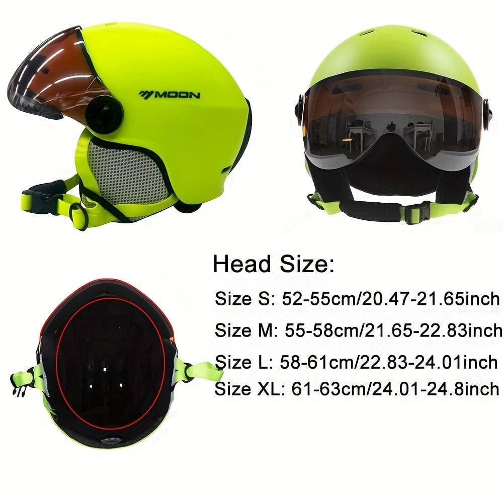 MOON Skihelm Goggles - Premium Schutz für Outdoor-Aktivitäten