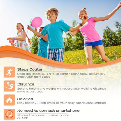 Kinder-Aktivitäts-Tracker-Uhr für Outdoor-Abenteuer - Fit und Spaß für Kinder