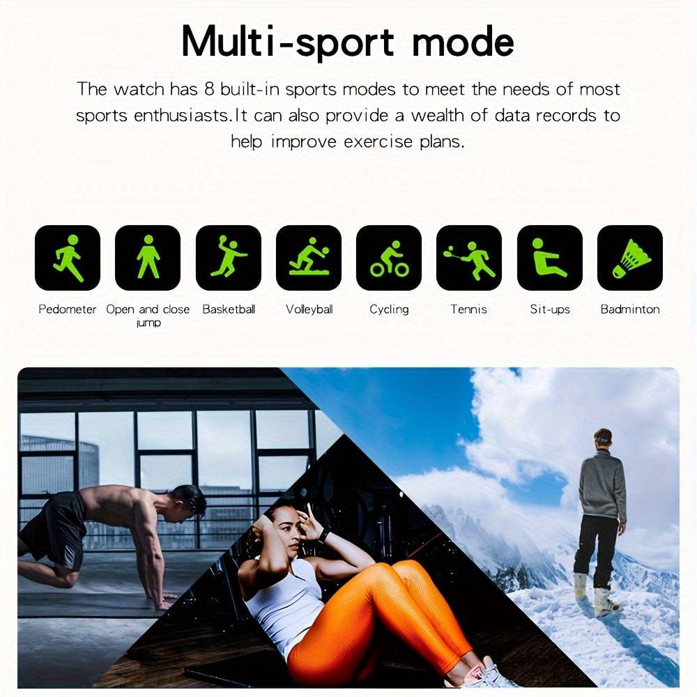 20.231,85-Zoll-1p-Sport-Smartwatch mit Anruf- und Bewegungstracker