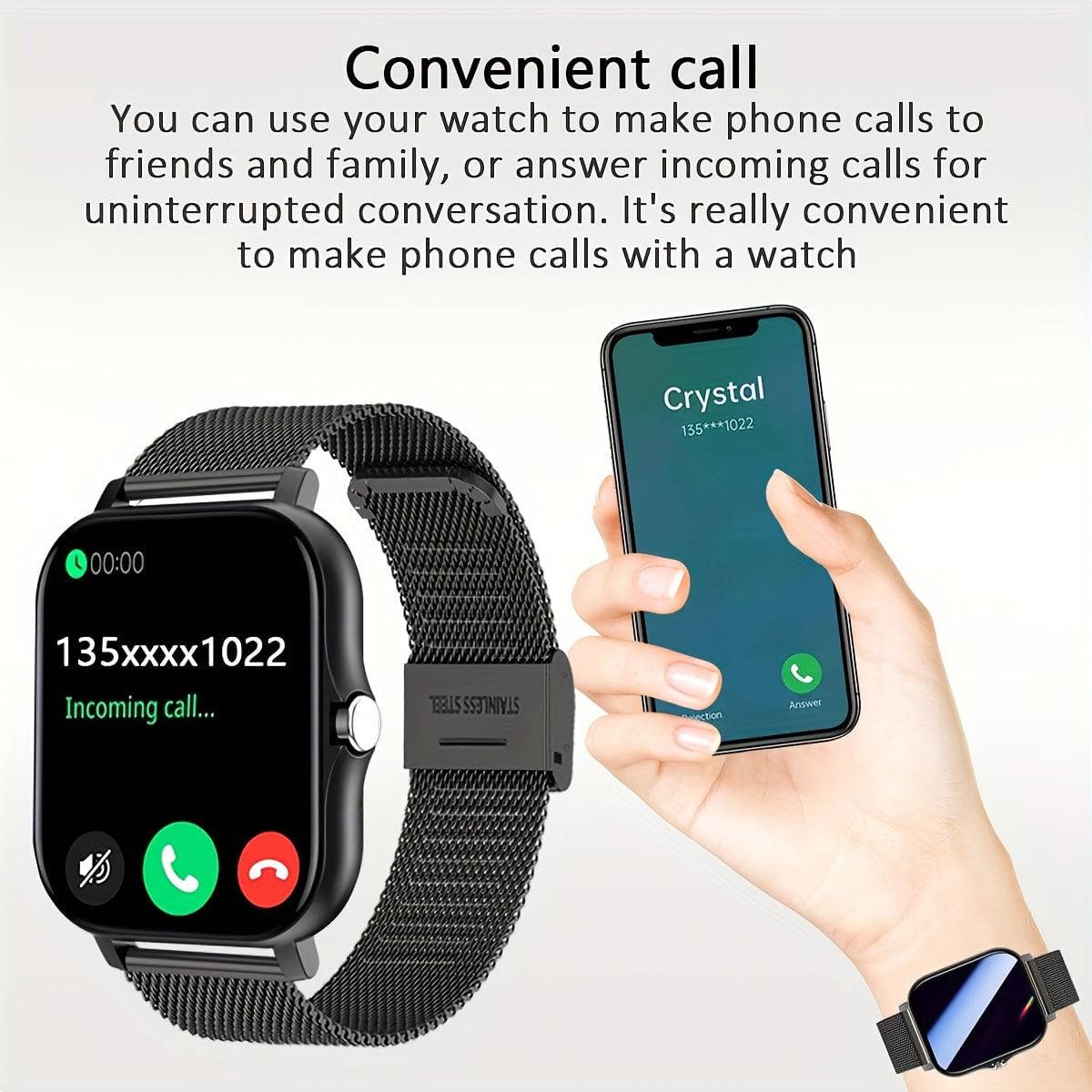 20.231,85-Zoll-1p-Sport-Smartwatch mit Anruf- und Bewegungstracker