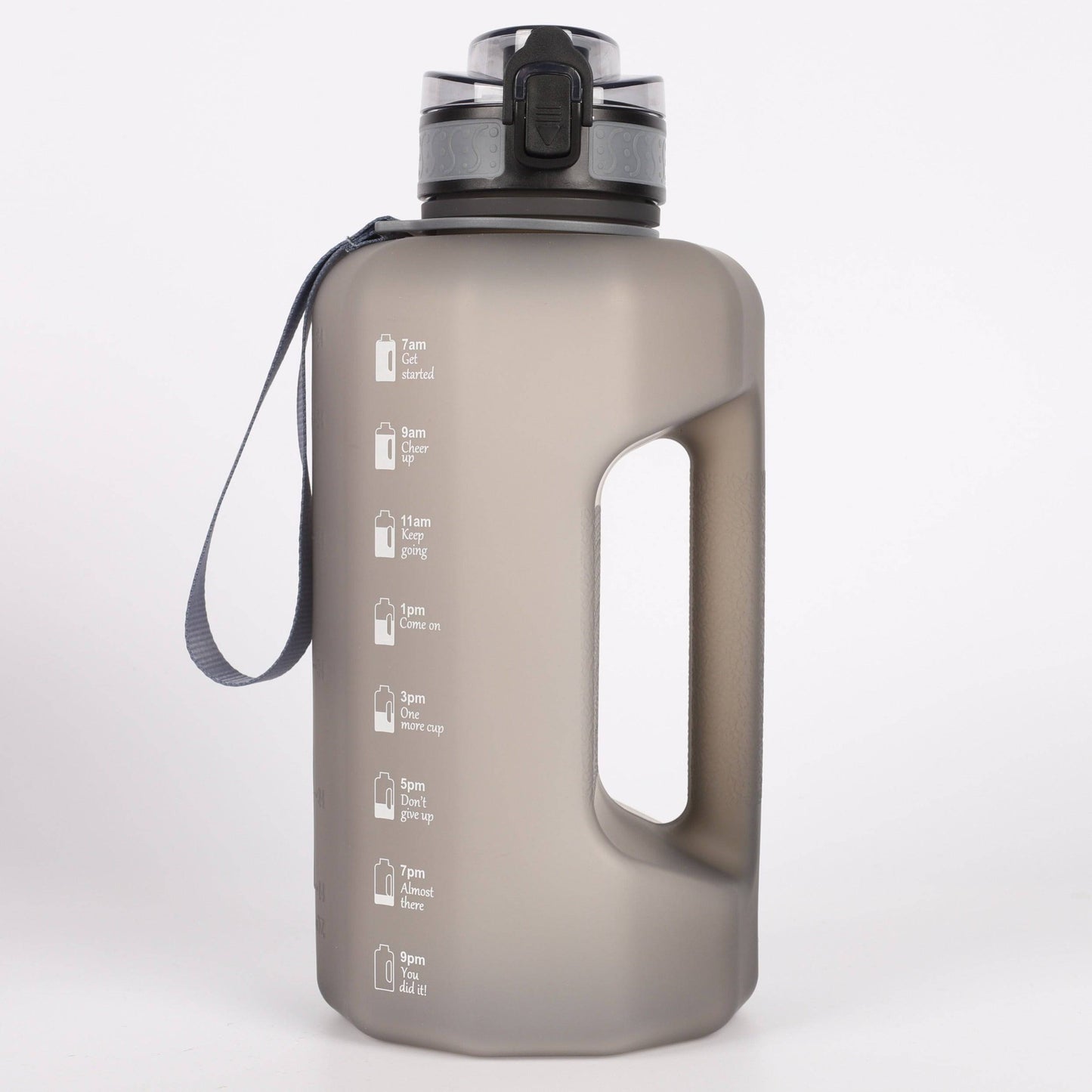 GEMFUL Sportflasche 2,2 l - BPA-frei, auslaufsicher, rutschfester Griff - für Fitness, Yoga, Outdoor