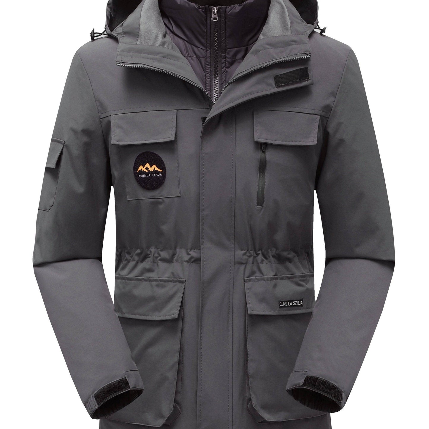 3-teiliges Winter-Set: Thermo-Windjacke + 2 abnehmbare Innenfutter (Damen/Herren) für Outdoor-Aktivitäten.