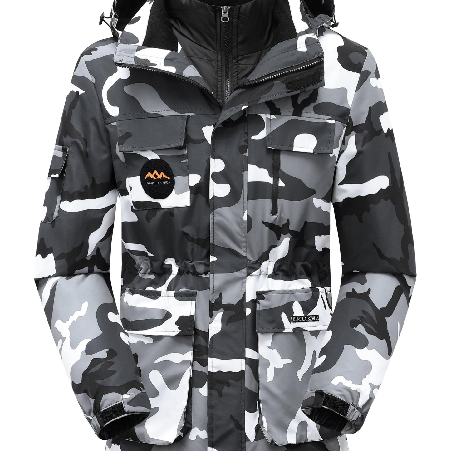 3-teiliges Winter-Set: Thermo-Windjacke + 2 abnehmbare Innenfutter (Damen/Herren) für Outdoor-Aktivitäten.