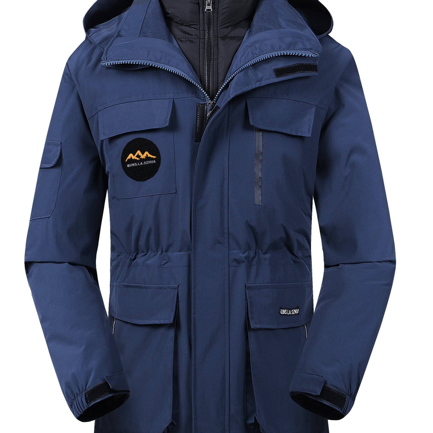 3-teiliges Winter-Set: Thermo-Windjacke + 2 abnehmbare Innenfutter (Damen/Herren) für Outdoor-Aktivitäten.