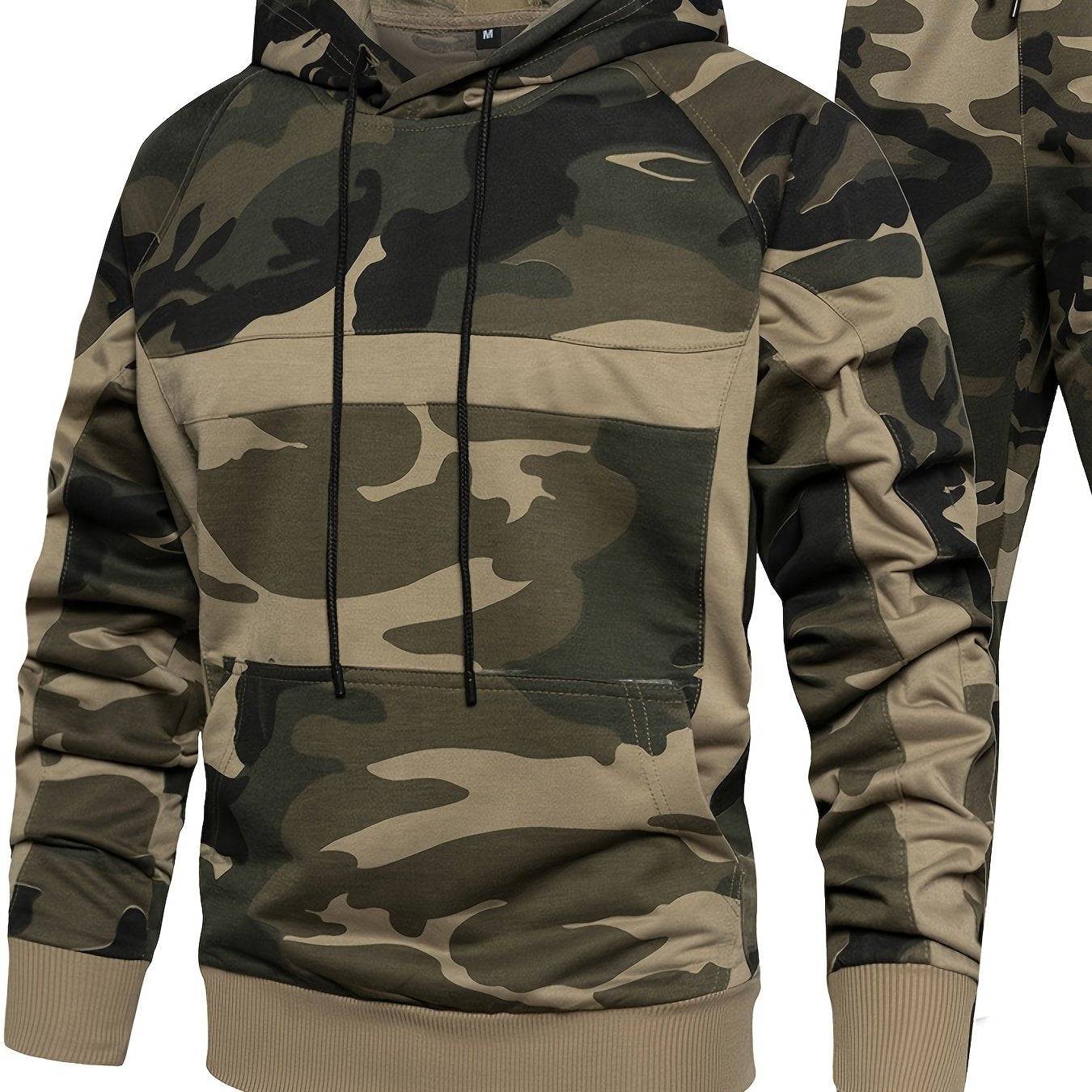 Herren-Sport-Sets für den Herbst und Winter. Stocking Hoodie & Jogging-Sweatpants.