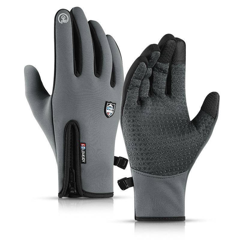 Winter-Fahrradhandschuhe - Warm, wind- und wasserdicht, touchscreen-kompatibel.
