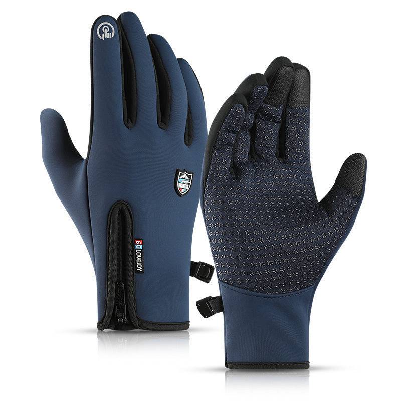 Winter-Fahrradhandschuhe - Warm, wind- und wasserdicht, touchscreen-kompatibel.
