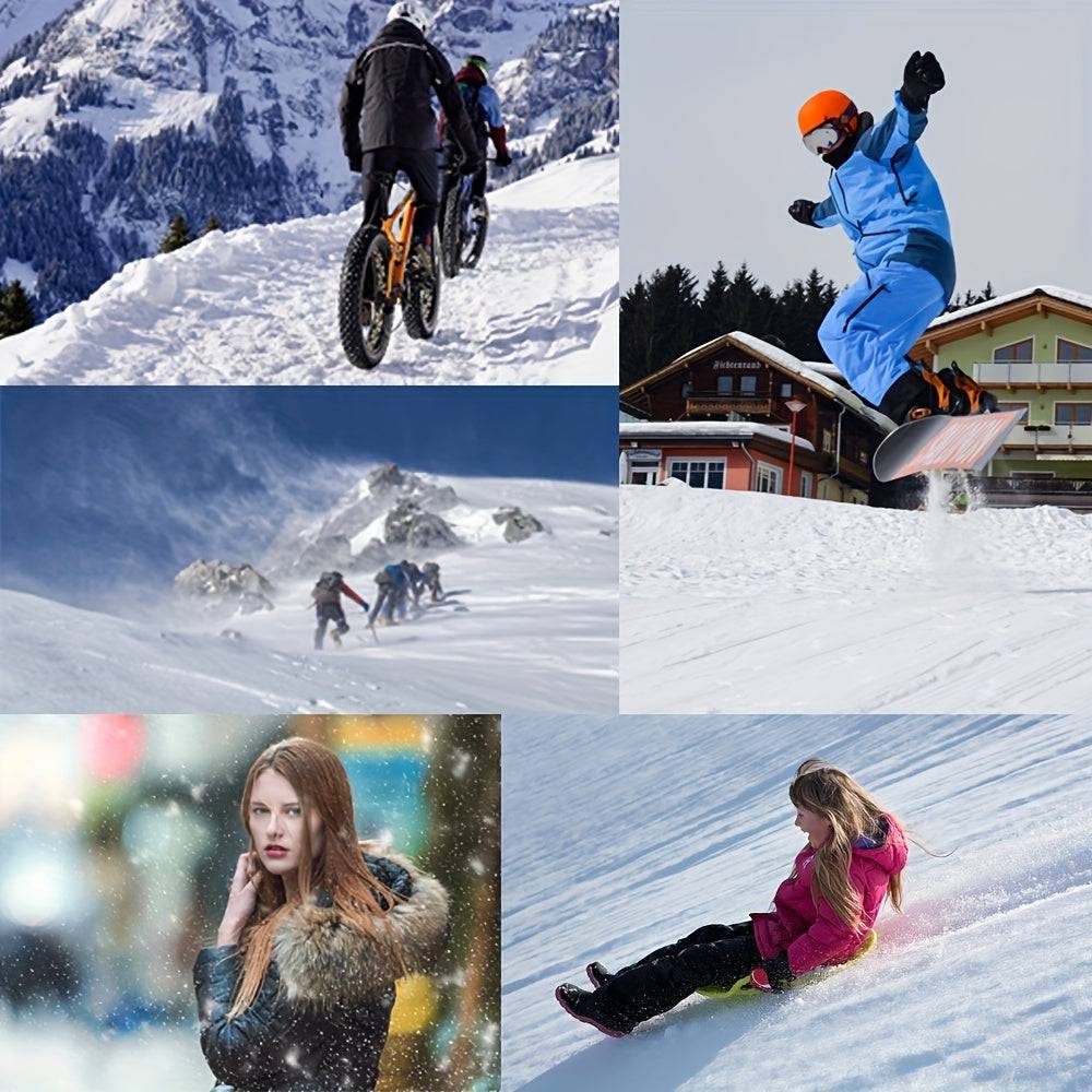 Winter-Outdoor-Sport-Halsmanschette: Vielseitiger Nackenwärmer für kaltes Wetter