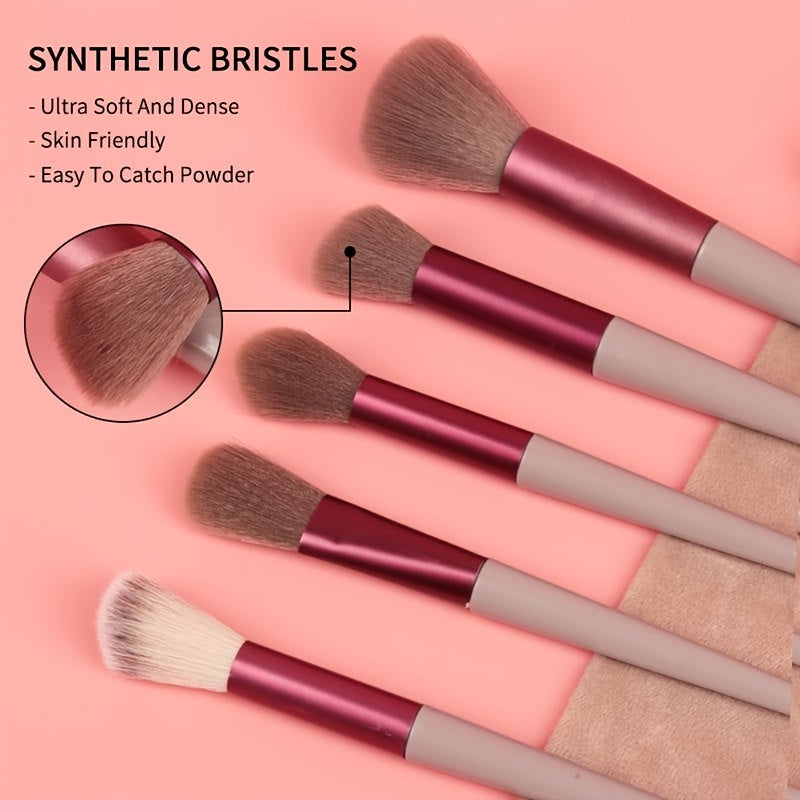 13-teiliges Set Mit Weichen, Flauschigen Make-up-Pinseln