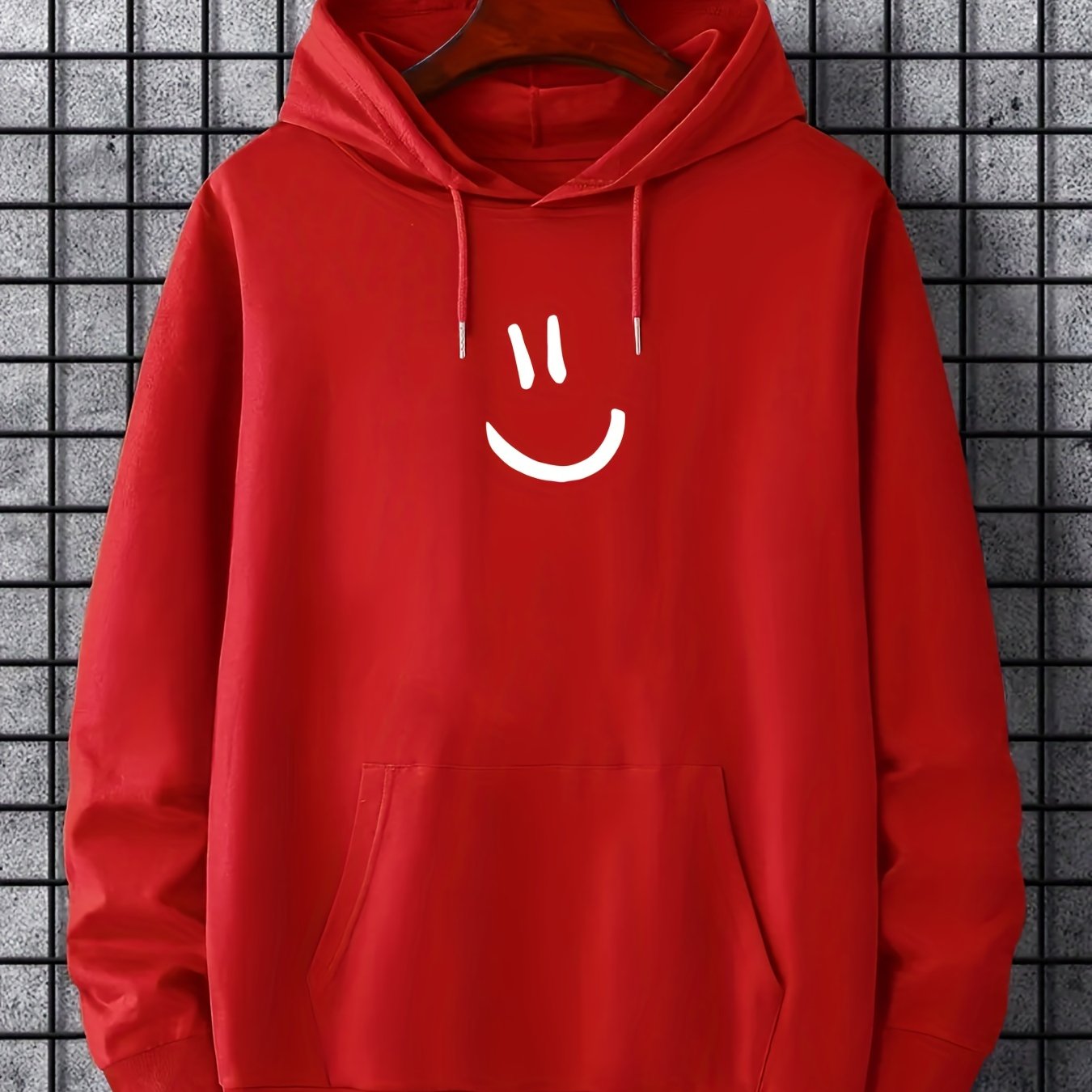 Herren-Kapuzenpullover (Smile)