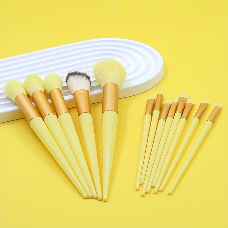 13-teiliges Set Mit Weichen, Flauschigen Make-up-Pinseln