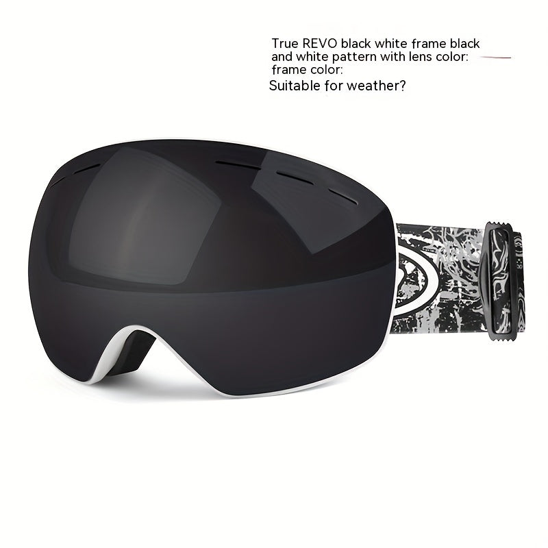 Double-Layer Anti-Fog Skibrille - für klares Sehen beim Skifahren (10 Wörter) - Snatch