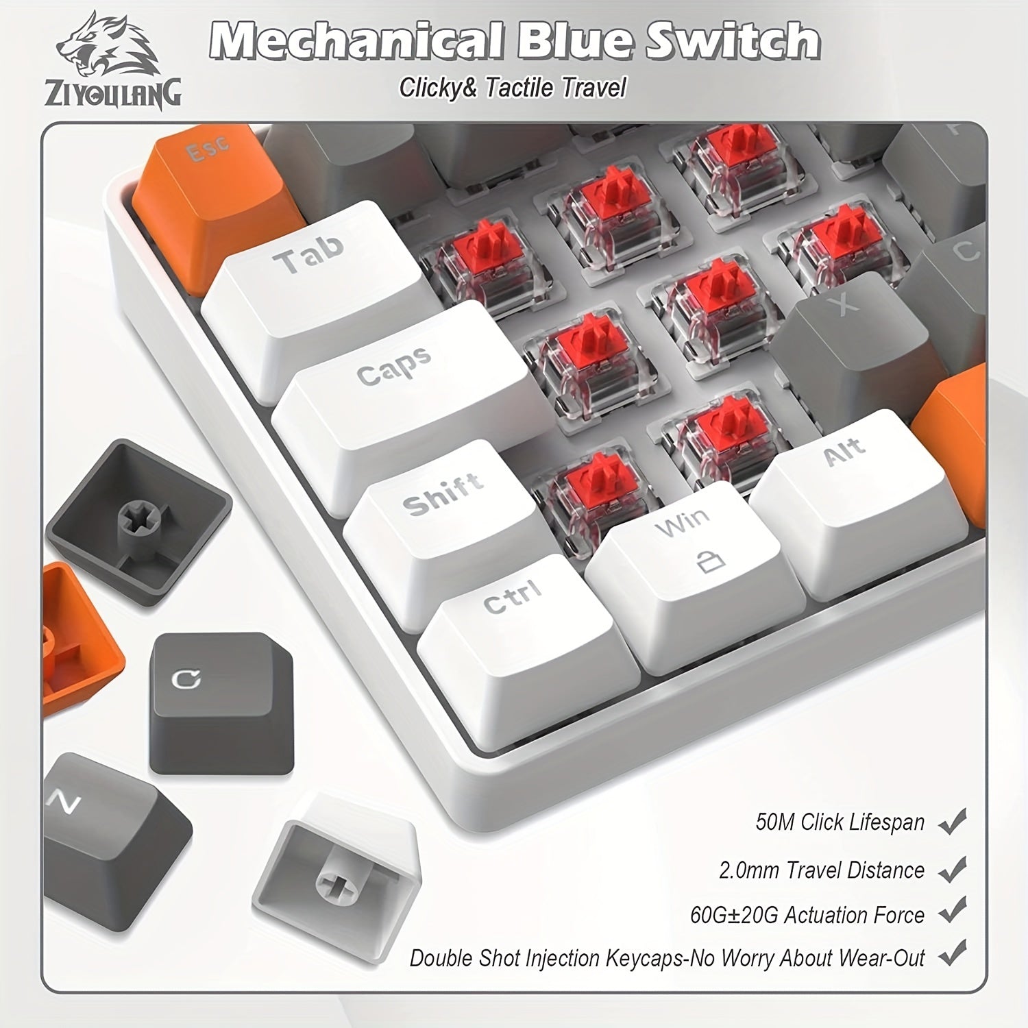 High-Performance Gaming-Tastatur & Maus: Ultimate Spielfreude, kabelgebunden, kompakt - Snatch