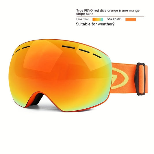 Double-Layer Anti-Fog Skibrille - für klares Sehen beim Skifahren (10 Wörter) - Snatch