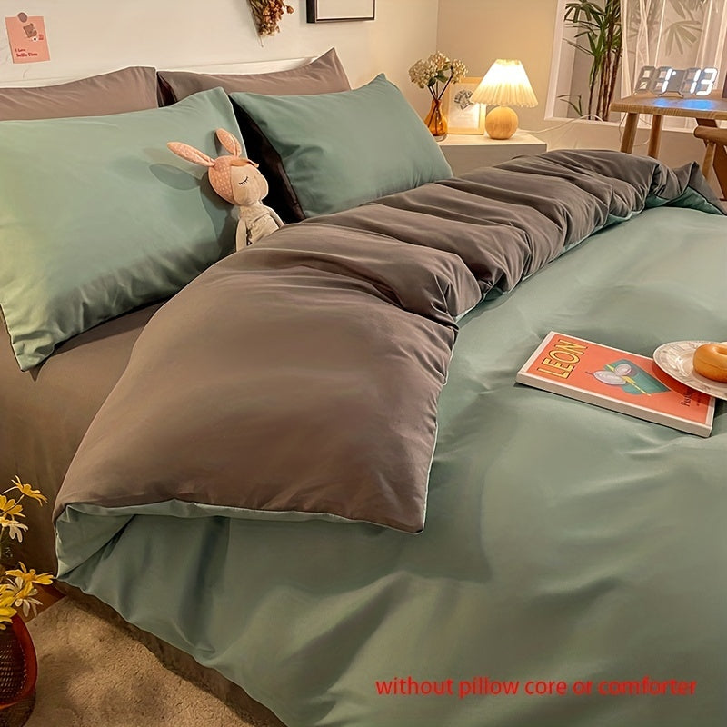 Weicher, atmungsaktiver Bettbezug für Schlafzimmer und Gästezimmer - 3-teiliges Set - Snatch