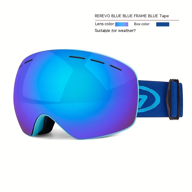 Double-Layer Anti-Fog Skibrille - für klares Sehen beim Skifahren (10 Wörter) - Snatch