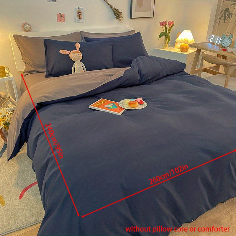 Weicher, atmungsaktiver Bettbezug für Schlafzimmer und Gästezimmer - 3-teiliges Set - Snatch