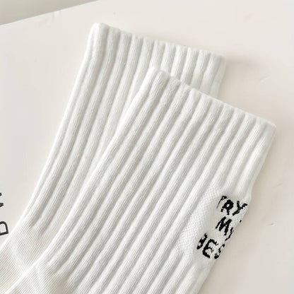 Socken Mit Buchstabenmuster - Damen