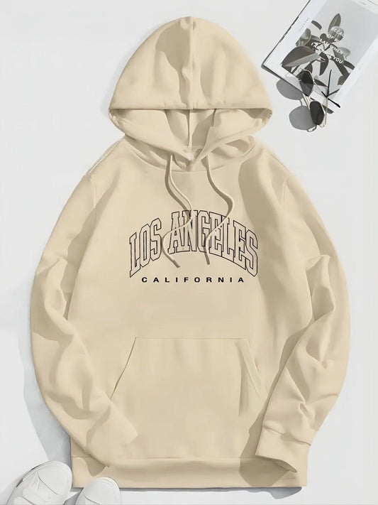 Herren-Hoodie mit Aufdruck „LOS ANGELES CALIFORNIA“