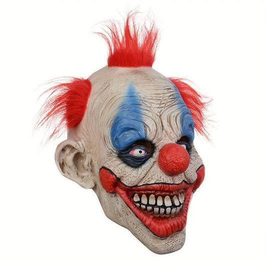 Herren-Halloween-Clown-Latexmaske