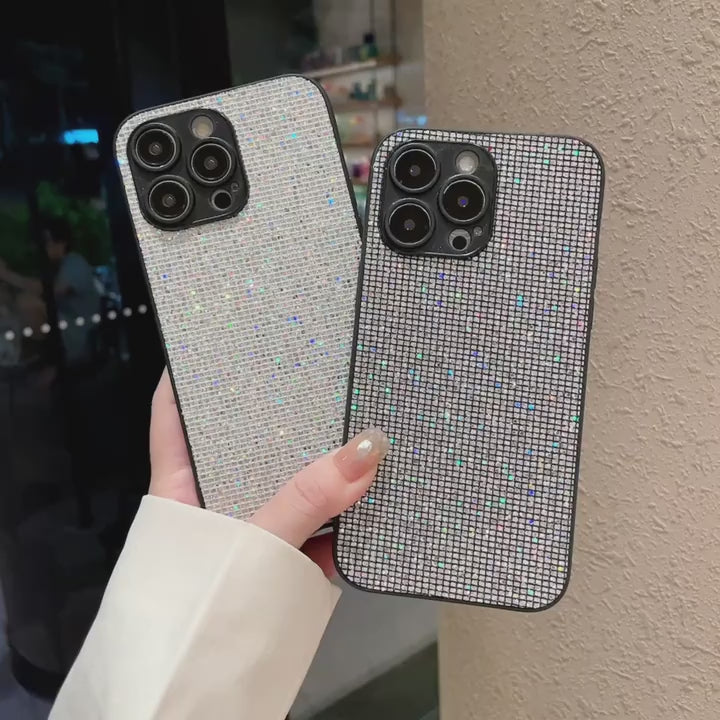 Glnzende Und Glnzende GlitzerHandyhlle Der Luxusmarke Geeignet Fr IPhone 15 14 13 12 11 Pro Max Plus XR XS Max XXS 7 8 Plus Hlle