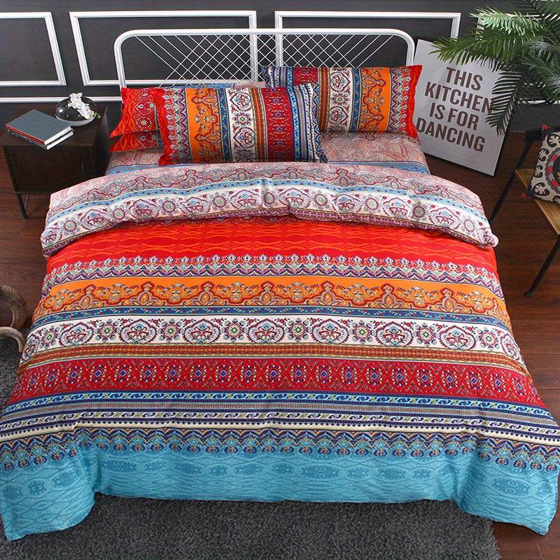 Boho Bettbezug-Set mit passendem Kissenbezug

Neuer, moderner Bettwäsche-Look für dein Zuhause!