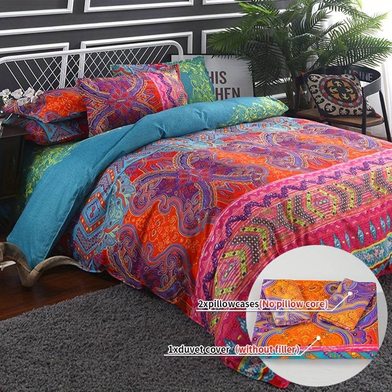 Boho Bettbezug-Set mit passendem Kissenbezug

Neuer, moderner Bettwäsche-Look für dein Zuhause!