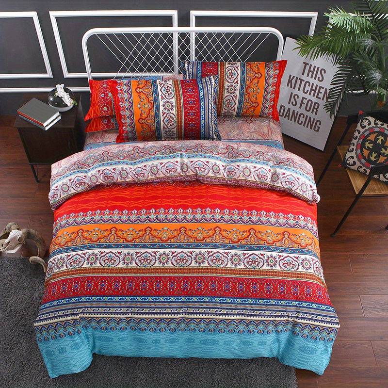 Boho Bettbezug-Set mit passendem Kissenbezug

Neuer, moderner Bettwäsche-Look für dein Zuhause!