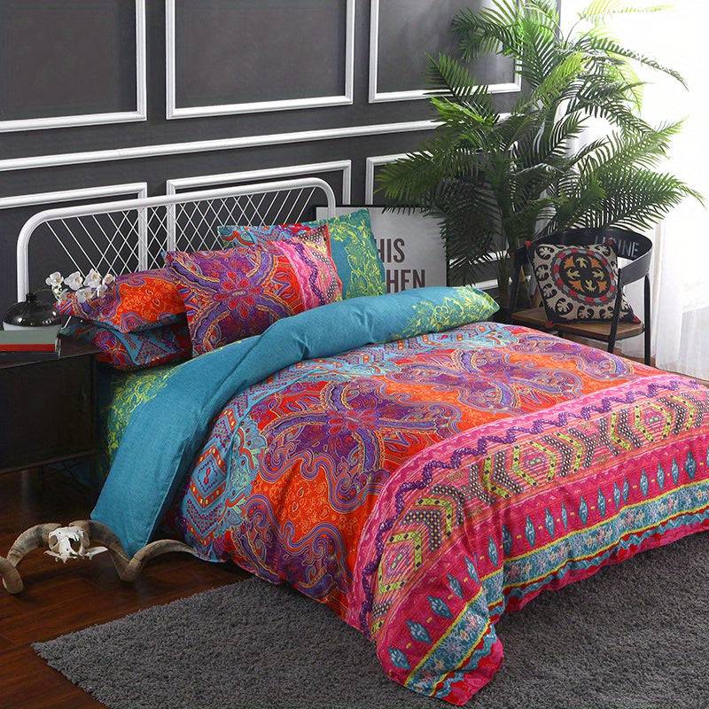 Boho Bettbezug-Set mit passendem Kissenbezug

Neuer, moderner Bettwäsche-Look für dein Zuhause!