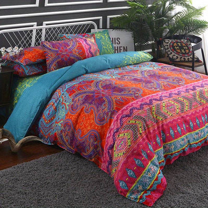 Boho Bettbezug-Set mit passendem Kissenbezug

Neuer, moderner Bettwäsche-Look für dein Zuhause!