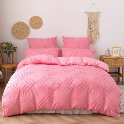 Luxuriöses Bettdeckenset für das ganze Jahr - Boho-Grit Design, bequem & weich!