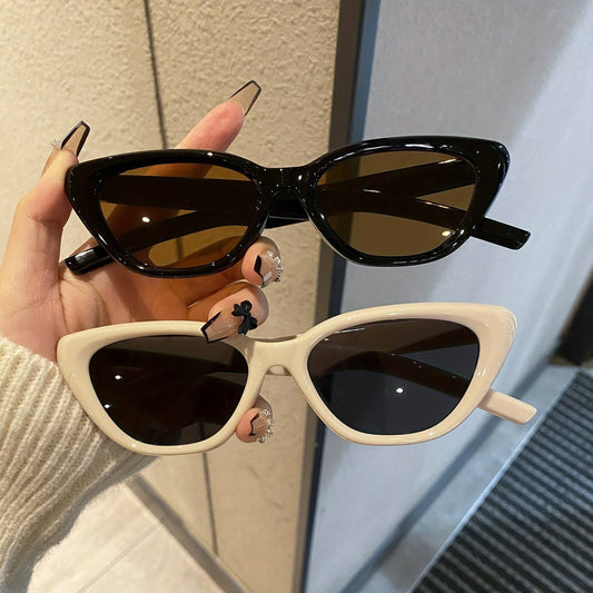 Y2K Cat-Eye-Sonnenbrille: Unvergleichlicher Style für Strand und Club.