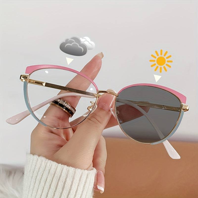 Photochrome Polarisierte Sonnenbrille - Stilvolles Katzenaugen-Design für Damen