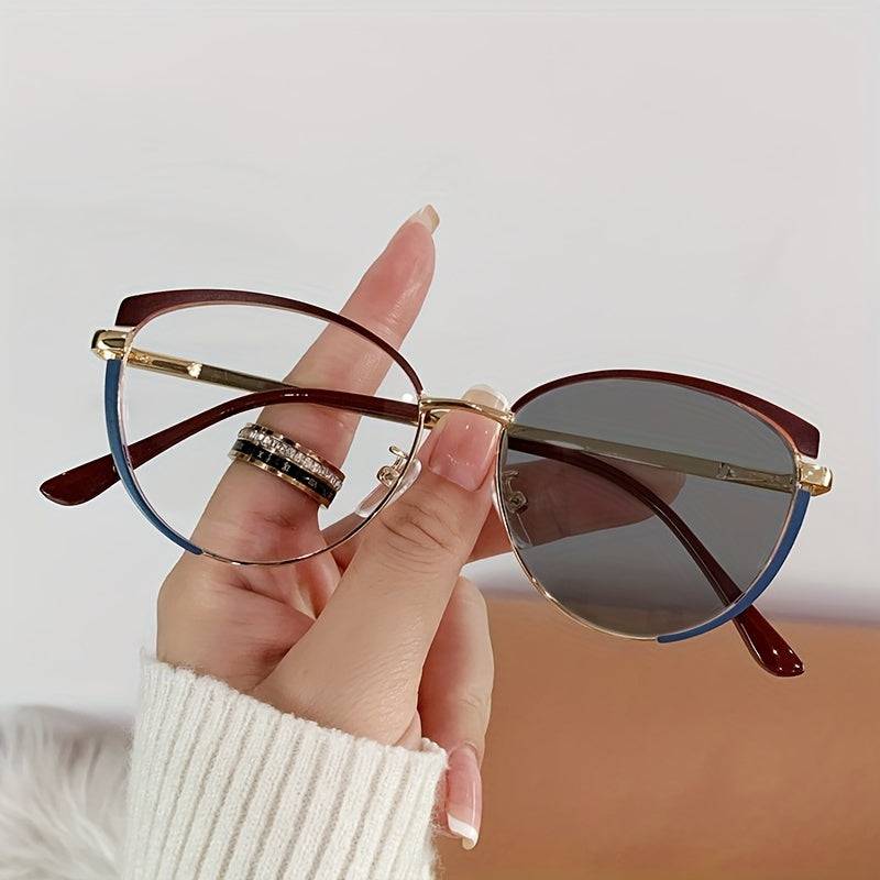 Photochrome Polarisierte Sonnenbrille - Stilvolles Katzenaugen-Design für Damen