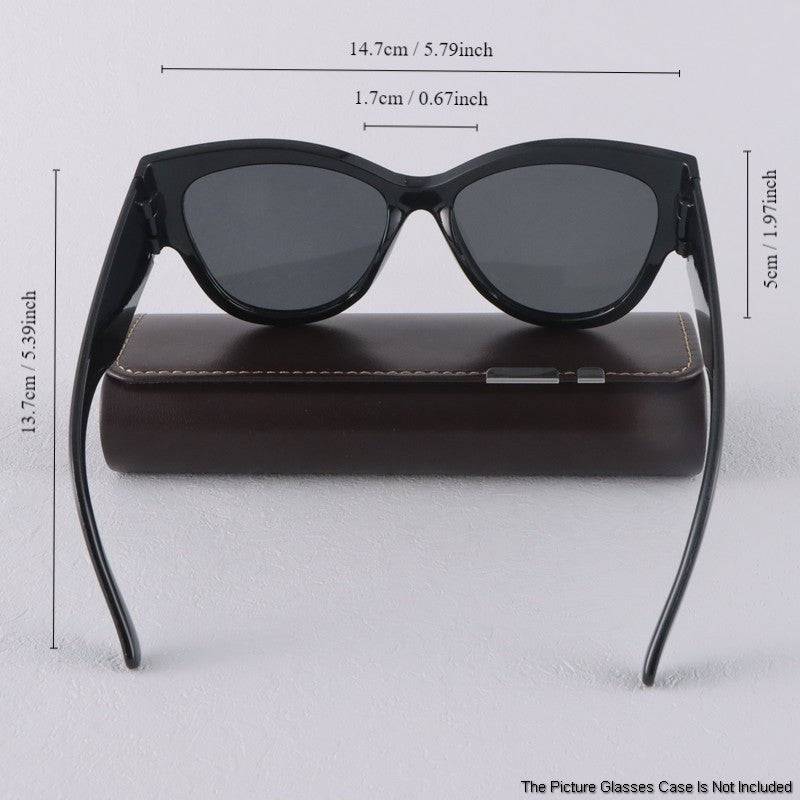 Mode Cat Eye Sonnenbrille - Designerstil, Großer Rahmen, Gradienten-Gläser, Weiblicher Vintage-Look.