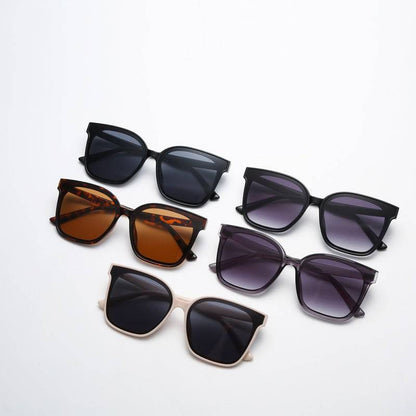 Retro Oversize Sonnenbrille - Quadratische Linse - Vintage Look.