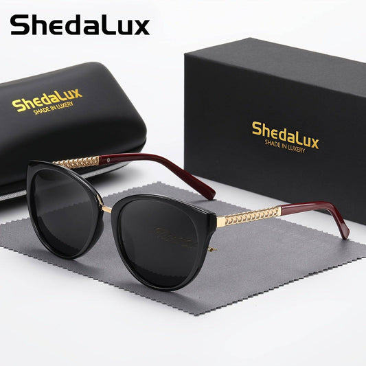 SchattenLux - Retro-Übergröße-Katzenaugen-Polarisierte Sonnenbrillen für Outdoor-Sport und mehr!