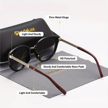 SchattenLux - Retro-Übergröße-Katzenaugen-Polarisierte Sonnenbrillen für Outdoor-Sport und mehr!