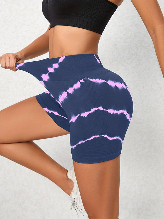 Sommerliche Bauchkontrolle nahtlose Yoga-Shorts - perfekt für Fitness und mehr!
